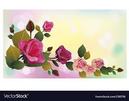 beautiful flowers in world vector image