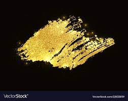 gold glitter paint smear stroke stain