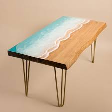 Custom Resin Table Handcrafted