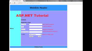 asp net tutorial 8 create a login