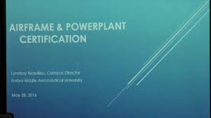 airframe powerplant certification
