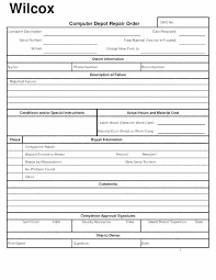 Print Job Request Form Awesome Maintenance Work Order