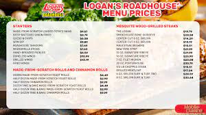logan s roadhouse menu s rewards