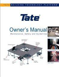 owners manual tate access floors