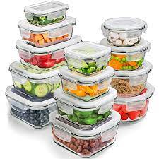 glass food storage containers airtight