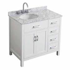 Shop wayfair for the best 43 inch bathroom vanity. Hampton 37 Or 43 W Single Left Or Right Offset Sink Vanity Set In Grey Or White Includes Vanity Base Countertop Sink And Mirror Option By Belmont Decor Kitchensource Com
