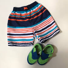 Swimming Trunks Water Shoes Set