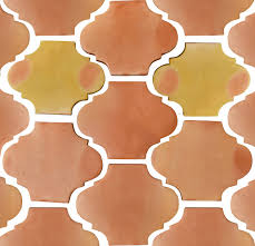 arabesque tile pattern in mexican floor