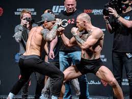 Conor mcgregor looks to have returned to his signature braggadocious nature starting things off by throwing away his opponent's hot sauce leading to a heated encounter. Watch Dustin Poirier Speaks Ahead Of Ufc Fight Island Clash With Conor Mcgregor In Abu Dhabi Sport Gulf News