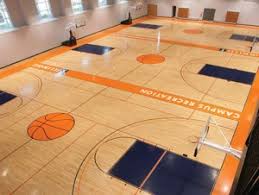 colleges basketball courts