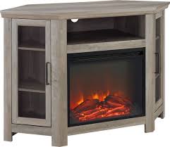 corner fireplace tv stand