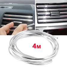 We know how important it is to have your car express your personality, that is why we have plenty of cute diy car accessories to make your car your own little paradise. 4 Meter Car Accessories Diy Car Interior Air Conditioner Outlet Vent Grille Chrome Decoration Strip Silvery Car Styling 20arl8 Styling Mouldings Aliexpress