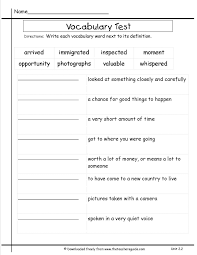 Mcgraw Hill Wonders Third Grade Unit Two Week Two Vocabulary Words