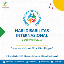 Peringatan hari disabilitas diperingati secara rutin pada tanggal 3 desember setiap tahun sejak 1992. Ditjen Rehabilitasi Sosial Kementerian Sosial Republik Indonesia
