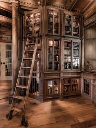 16 floor to ceiling bookshelves that