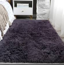 cute plush carpet for bedroom chair mat