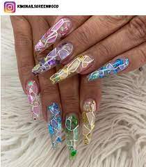 55 trendy clear nail design ideas for