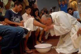 Papa Francesco in Coena Domini: "Gesù si fa schiavo degli uomini" / Chiesa  / Home - Parola di Vita