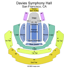 Louise M Davies Symphony Hall San Francisco Tickets Schedule Seating Chart Directions
