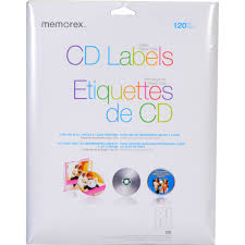 Memorex White Matte Cd Labels 120 Pack