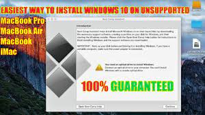 install windows 10 on any unsupported