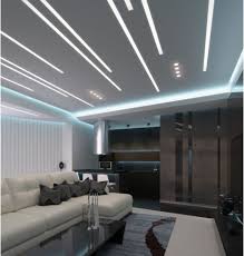 false ceiling strip light design for