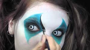 harlequin creepy clown makeup