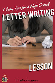 high letter writing lesson