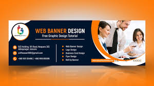 web banner design free psd template