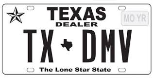 dealer license plates txdmv gov