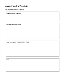 Sample Blank Lesson Plan Template Weekly Free Images Of Curriculum