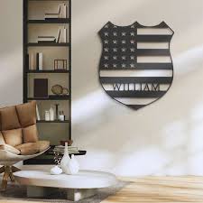 Police Officer Personalized Metal Signs