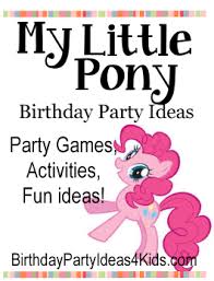 my little pony birthday party theme ideas