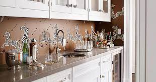 Use Wallpaper As A Kitchen Backsplash