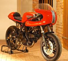 ducati cafe racer builds flat tracker