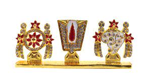 Maybe you would like to learn more about one of these? Buy Generic Metal Tirupathi Balaji Shanku Chakra Naamam 8 X 3 X 1 5 Cm Multicolour Online At Low Prices In India Amazon In
