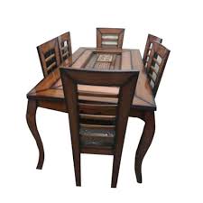 Antique walnut dining room set 6 chairs, table, buffet & china cabinet. Wooden Brown Antique Dining Table Set Rs 26000 Set Yasha Furniture Enterprise Id 20297638688