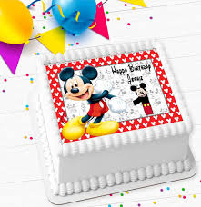 mickey mouse birthday personalised
