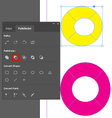 how to make a ring shape in indesign