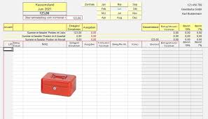 Excel ffb 221 kostenlos : Kassenbuch Excel 2021 Kostenlos