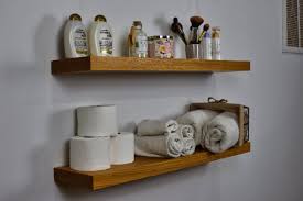 Hand Crafted Bathroom Wall Shelf