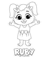 You can download and print this image squishmallows ruby coloring pages for individual and noncommercial use only. Ruby Coloring Pages For Kids