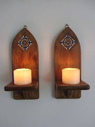 Mexican Wall Sconce Led Candle Holders