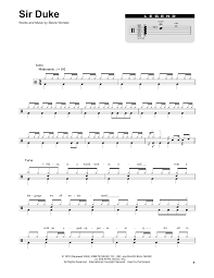 Sir Duke By Stevie Wonder Piano Vocal Guitar Right Hand Melody Digital Sheet Music