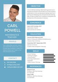 It is a great medium for an online cv, becoming your first point of contact with an. 44 Sample Resume Templates Free Premium Templates