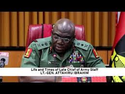 Nigeria's chief of army staff lieutenant general ibrahim attahiru has died in a plane crash near the town of kaduna, north of the nigerian capital of abuja. 8wrt18yflbfeim