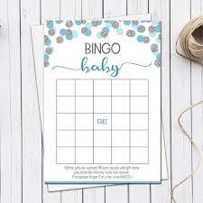 Choose from hundreds of templates, add photos and your own message. Baby Shower Bingo Boy Baby Shower Bingo Cards Printable Baby Etsy