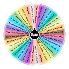 what to draw spin the wheel random
