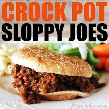 crock pot sloppy joes