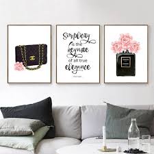 Prints Inspired By Chanel Wall Art
